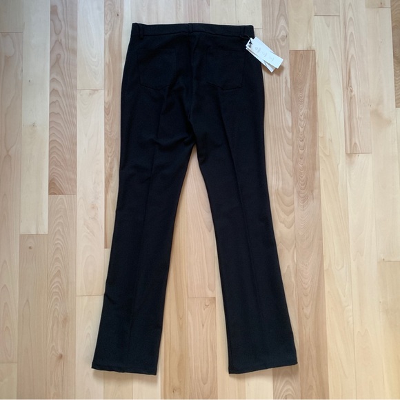Zara Black Trouser Pants with Seam Detail - Picture 2 of 8